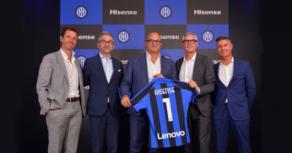Hisense patrocinador oficial do Inter de Milão