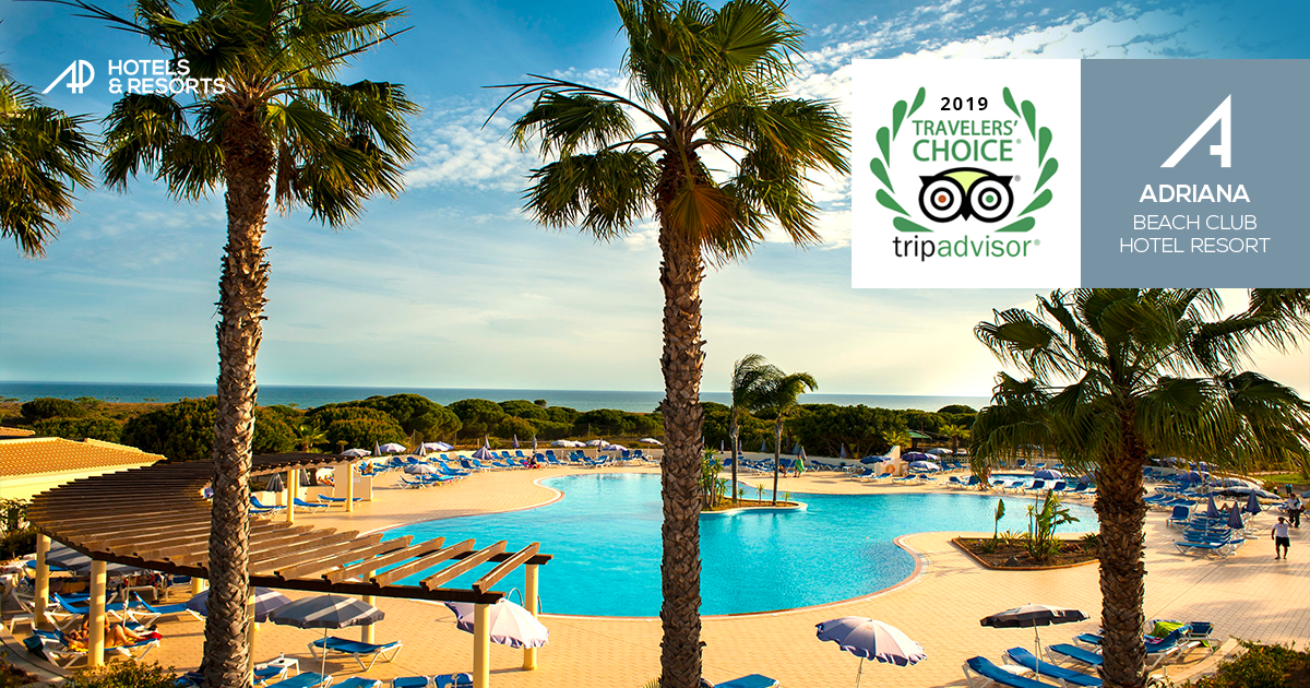 Adriana Beach Club Hotel Resort vence prémio Travellers’ Choice 2019
