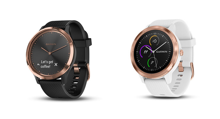 Novos smartwatch Garmin® para o seu Verão: vívoactive® 3 Rose Gold e vívomove® HR Sport Preto e Rose Gold dão mais vida aos seus dias