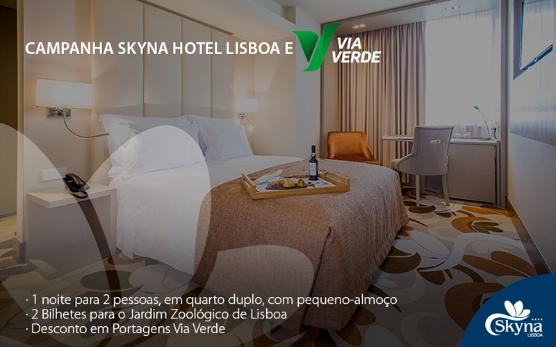 Promoção Skyna Hotel Lisboa e Via Verde