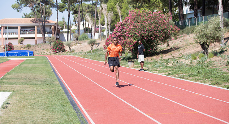 Nelson Évora festeja primeira década da medalha de ouro dos Jogos Olímpicos no Hotel Victoria Sport & Beach no Algarve