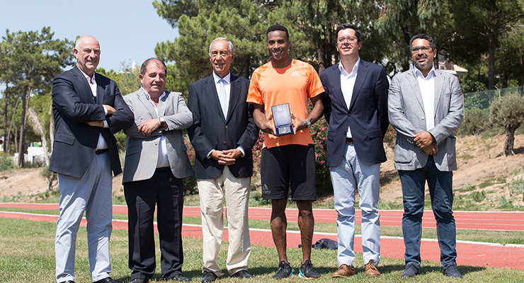 Nelson Évora festeja primeira década da medalha de ouro dos Jogos Olímpicos no Hotel Victoria Sport & Beach no Algarve