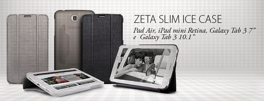 Puro lança Zeta Slim Ice Case para tablets