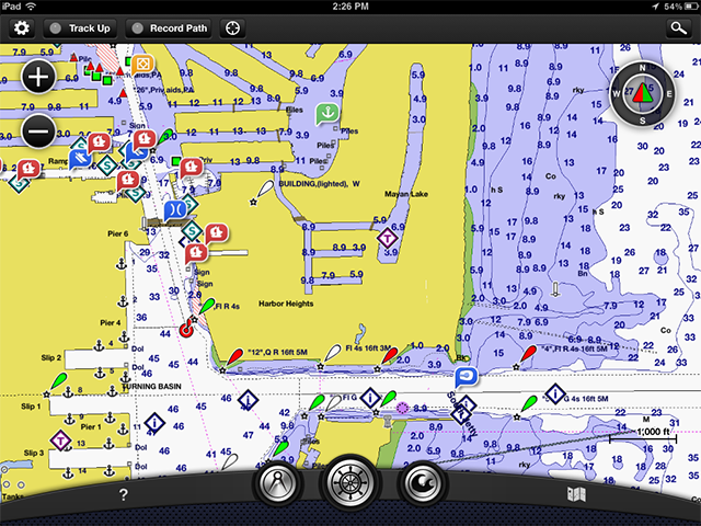 Blue Chart Mobile Garmin