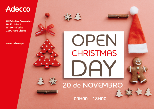 Open Day da Adecco em Lisboa dedicado a reforços de Natal