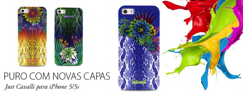 Puro com capas Just Cavalli para iPhone5/5s